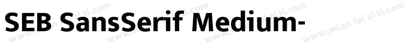 SEB SansSerif Medium字体转换